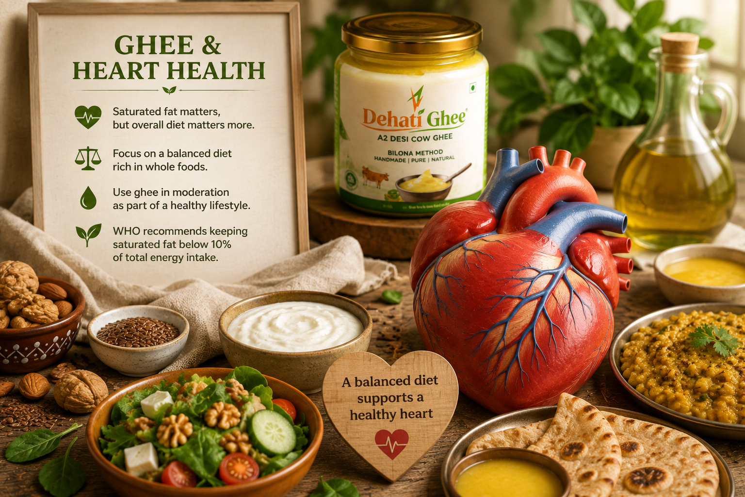 Heart health and balanced nutrition
