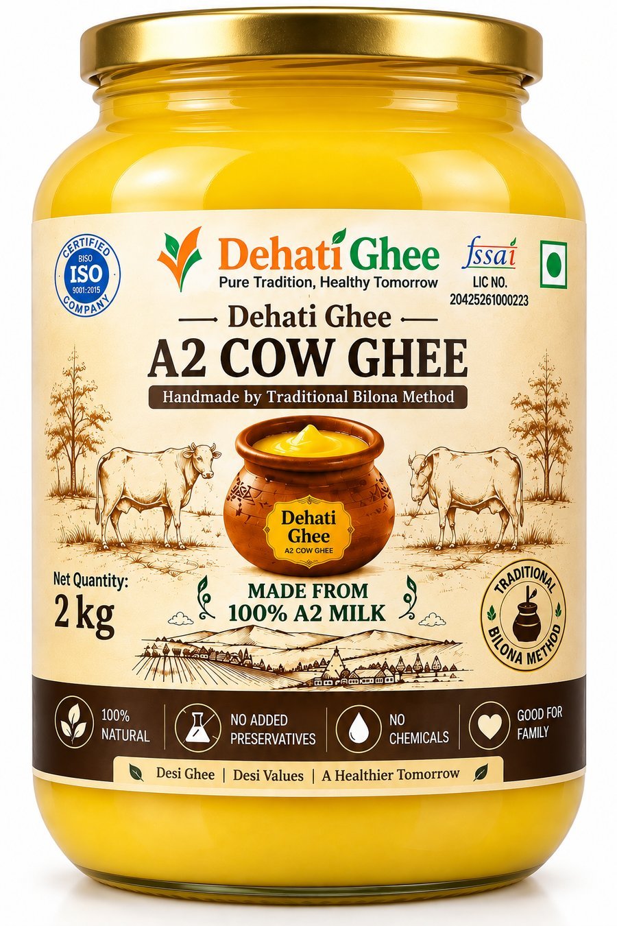 Dehati Ghee 2 kg pack